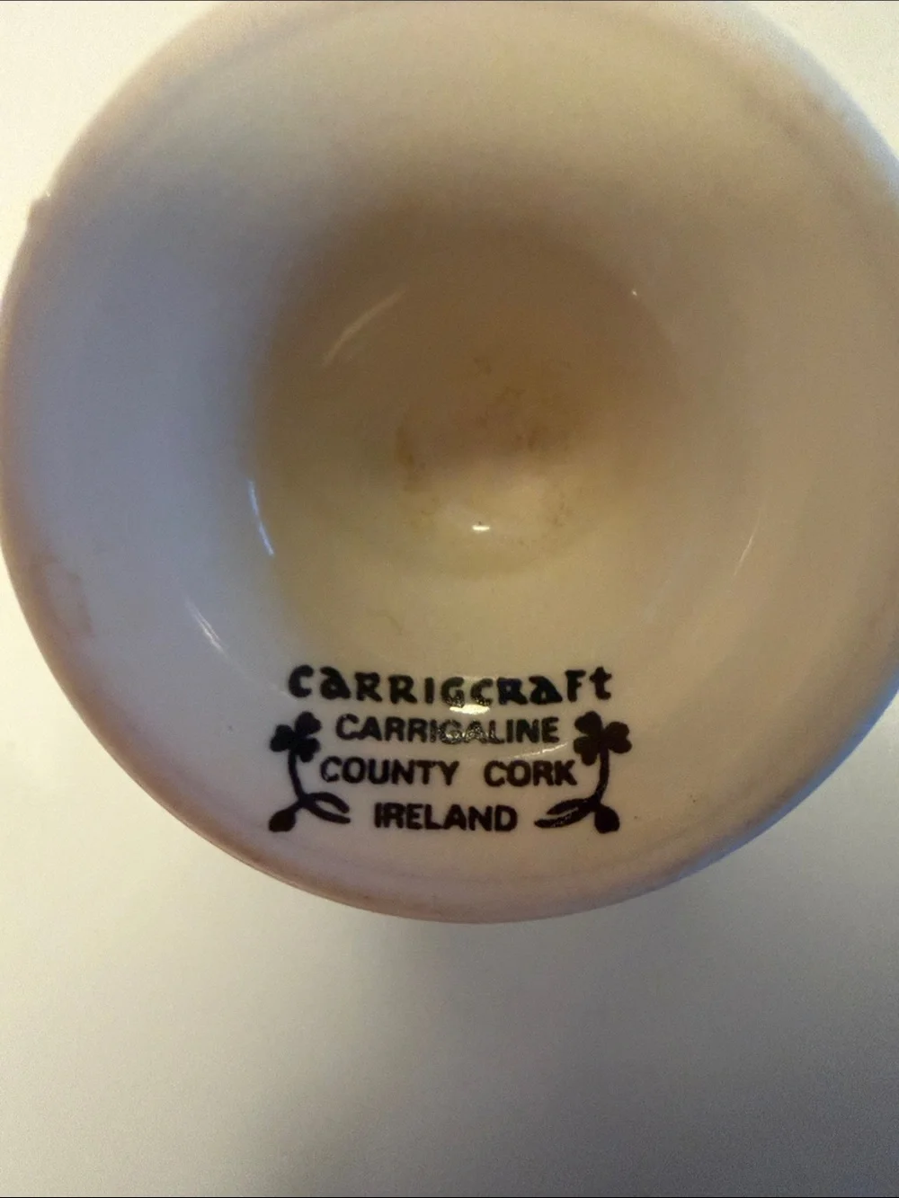 Carrigcraft ”Carrigaline”-Egg Cups -2 lot.  County Cork Ireland -Porcelain